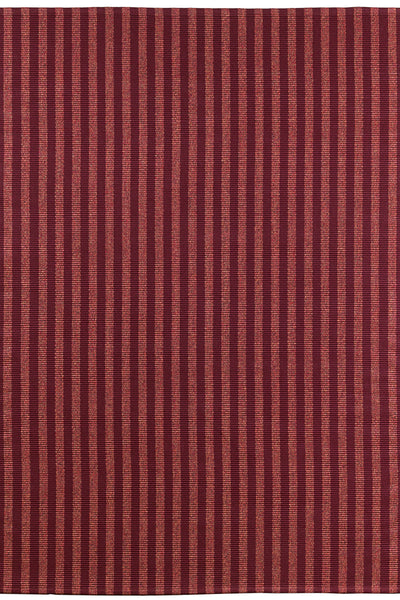 ALFOMBRA LAVABLE LÍNEAS GRANATE TEJA DT 3485