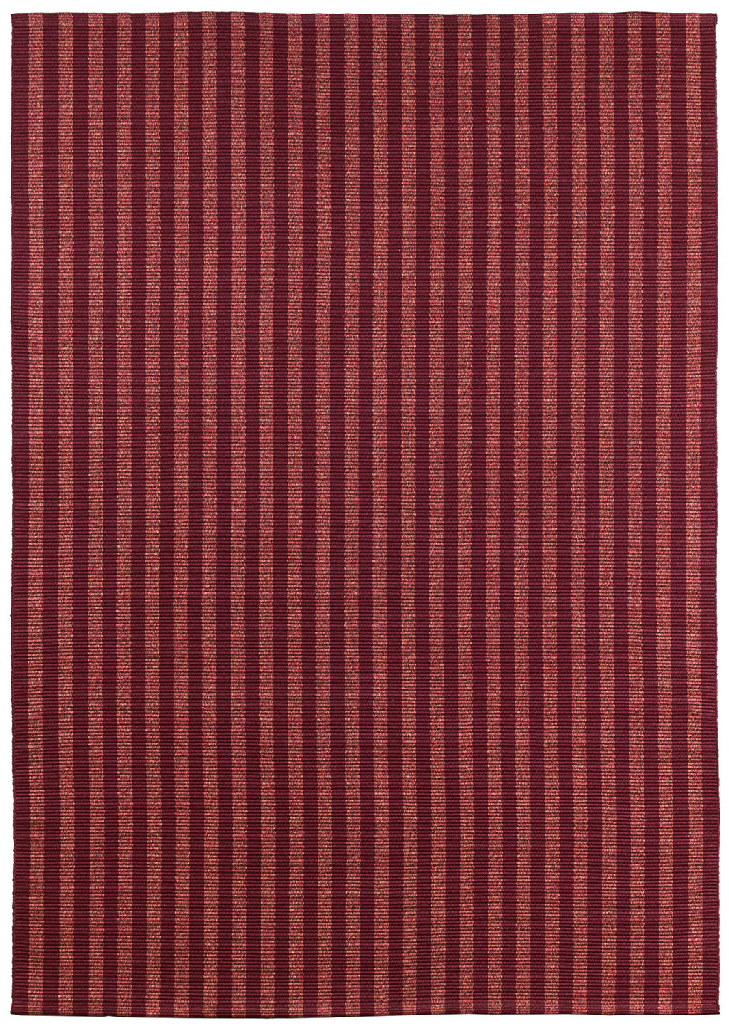 ALFOMBRA LAVABLE LÍNEAS GRANATE TEJA DT 3485