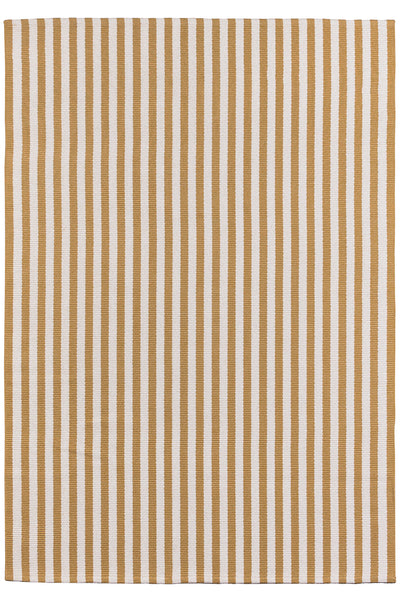 ALFOMBRA LAVABLE LÍNEAS MOSTAZA NATURAL DT 3487