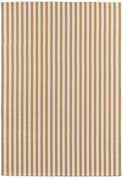 ALFOMBRA LAVABLE LÍNEAS MOSTAZA NATURAL DT 3487