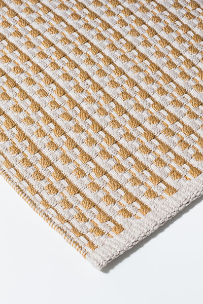 ALFOMBRA LAVABLE CESTERÍA MOSTAZA LINO DT 3490