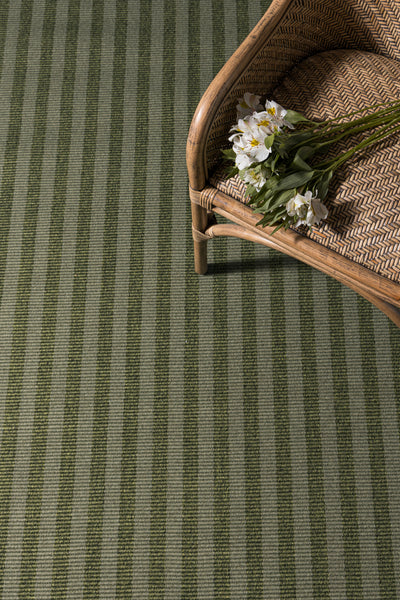 ALFOMBRA LAVABLE LÍNEAS OLIVA DT 3486