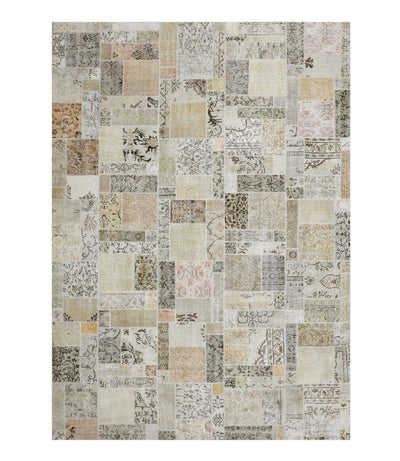 ALFOMBRA PATCHWORK BEIGE DT 2295